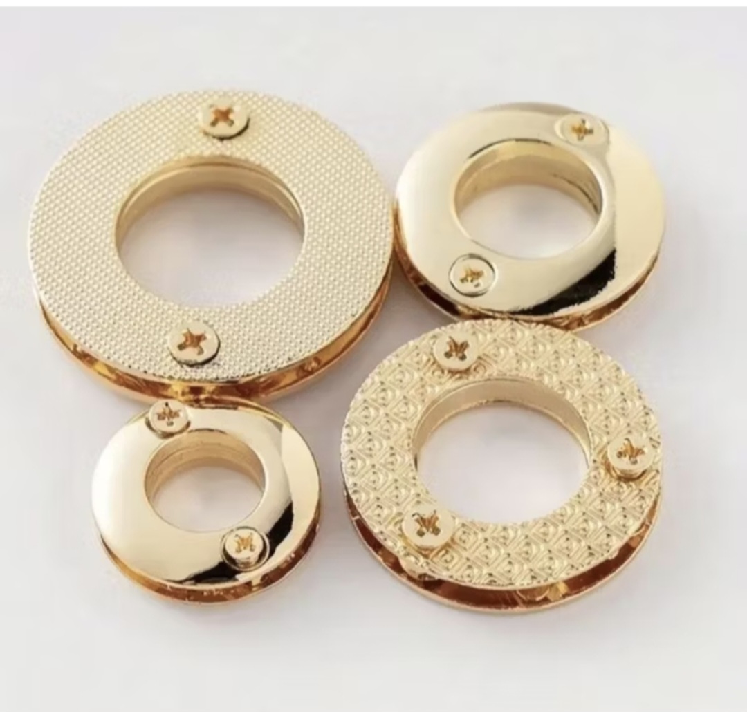 Ilhós de Rosca Metálico – 4cm (Parafusável) para Bolsas- Grande - Imagem 4